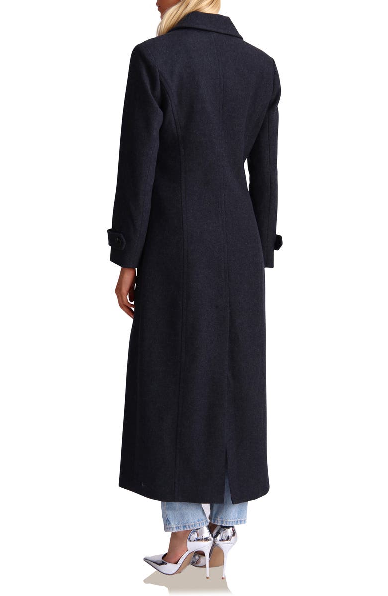 Avec Les Filles Double Breasted Longline Coat, Alternate, color,