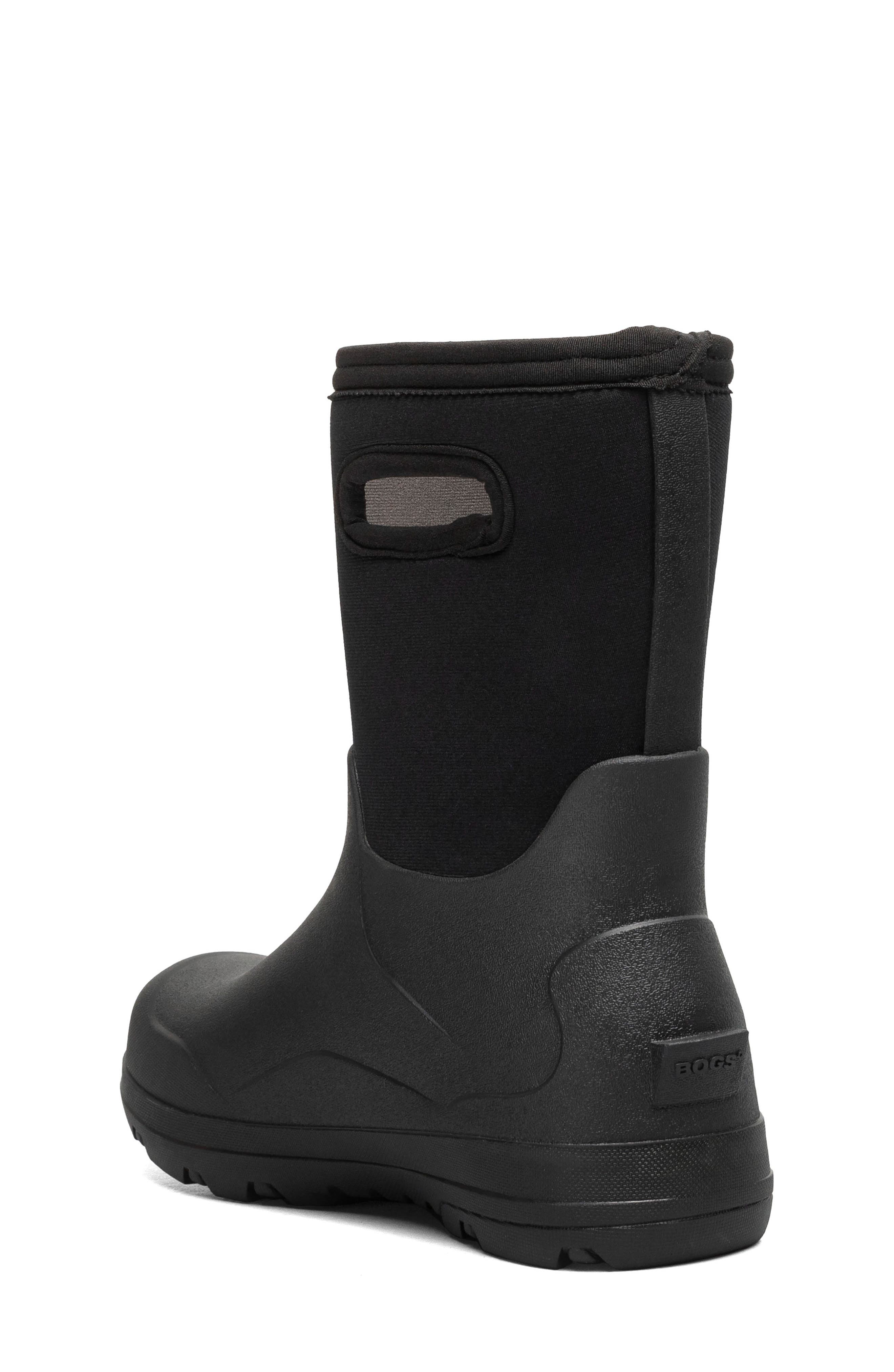 Bogs Kids
 York Seamless Waterproof Insulated Boot, Alternate, color, Black