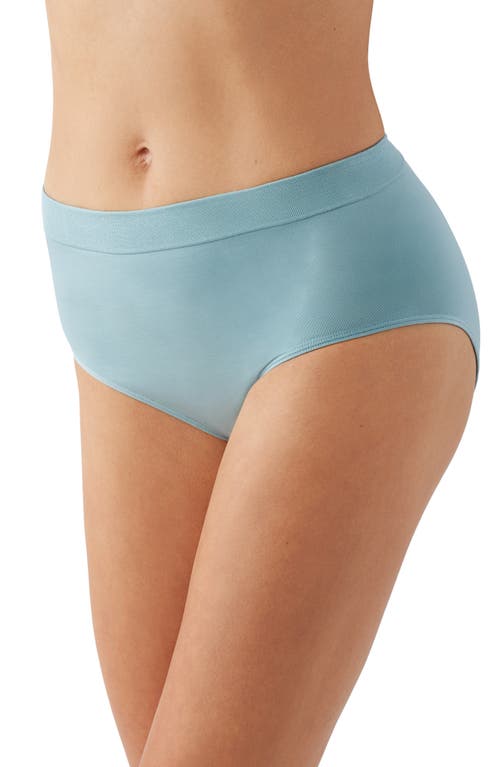 Wacoal B. Smooth Seamless Briefs In Stone Blue