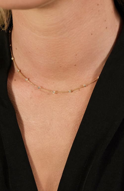 Sterling Forever Rumor Cubic Zirconia Station Necklace