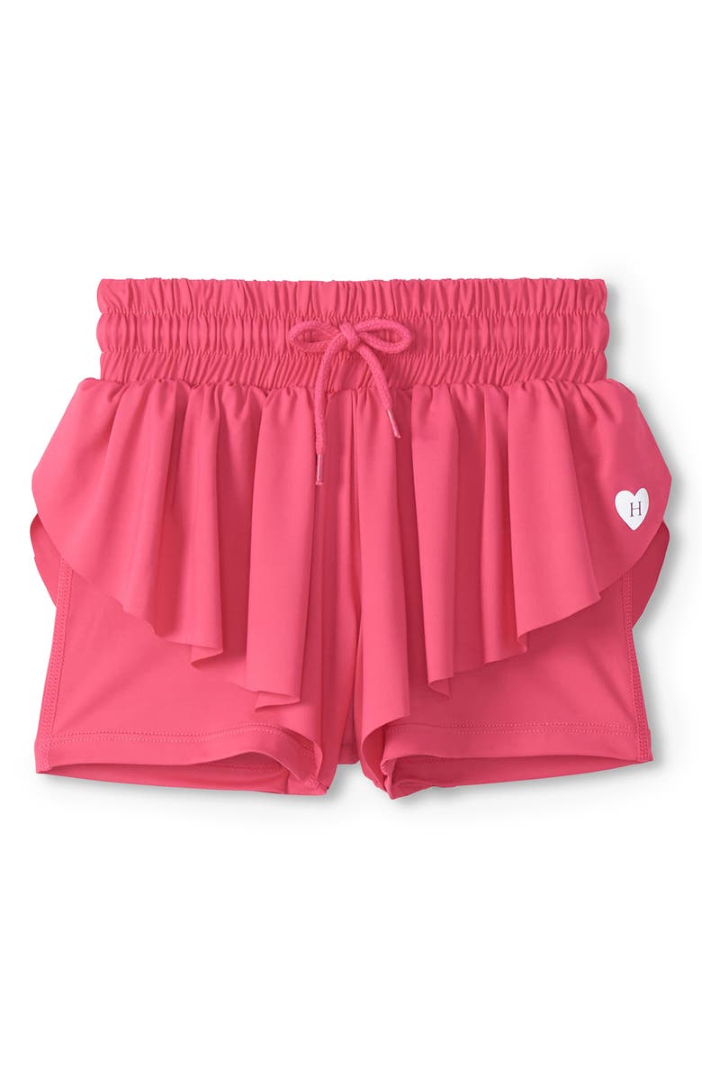 Hatley Kids' Fandango Pink Running Shorts, Main, color, Pink