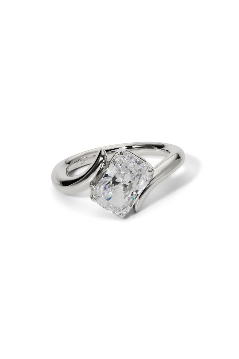 Phenom Cubic Zirconia Ring, Main, color, RHODIUM