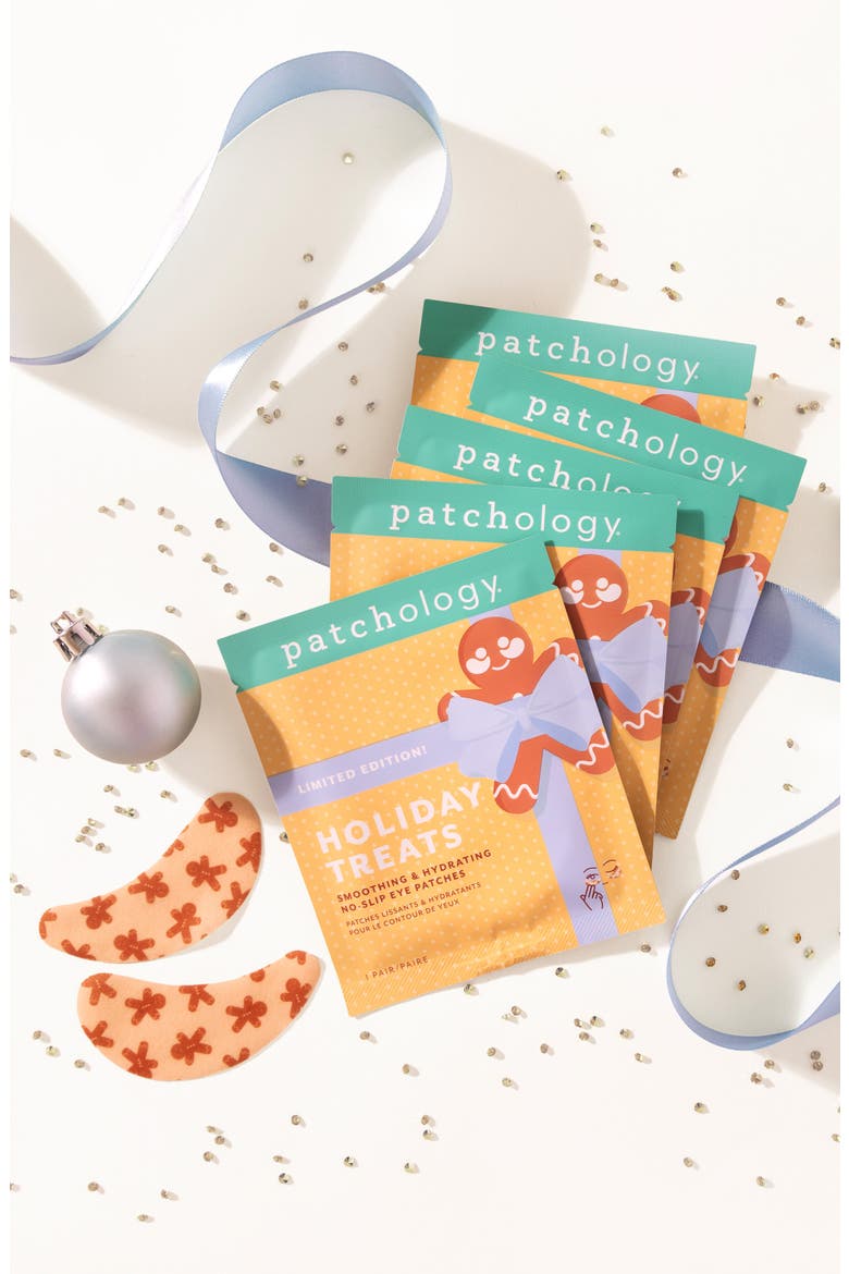 Holiday Treats Smoothing & Hydrating No-Slip Eye Patches, Alternate, color, NO COLOR