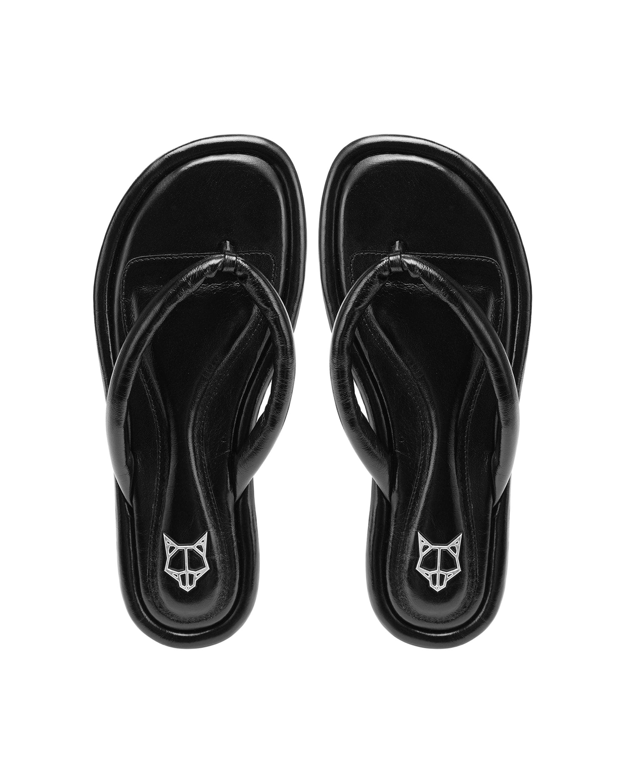 Naked Wolfe Grenada Leather Sandal, Alternate, color, Black