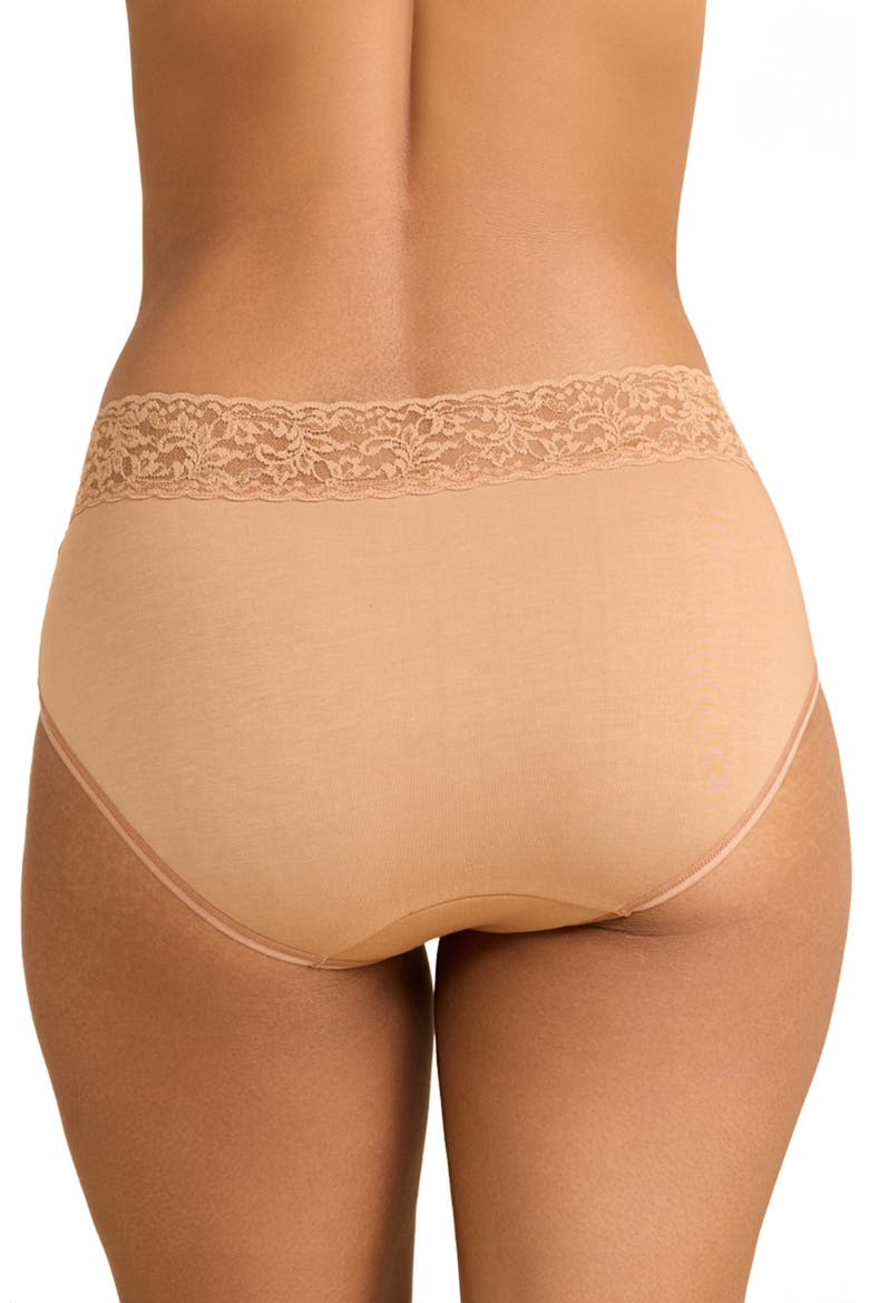 Stretch Supima® Cotton French Briefs, Alternate, color, SUN TAN