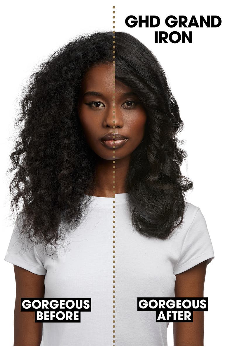 ghd Chronos Curve Grand Curling Iron, Alternate, color, Black