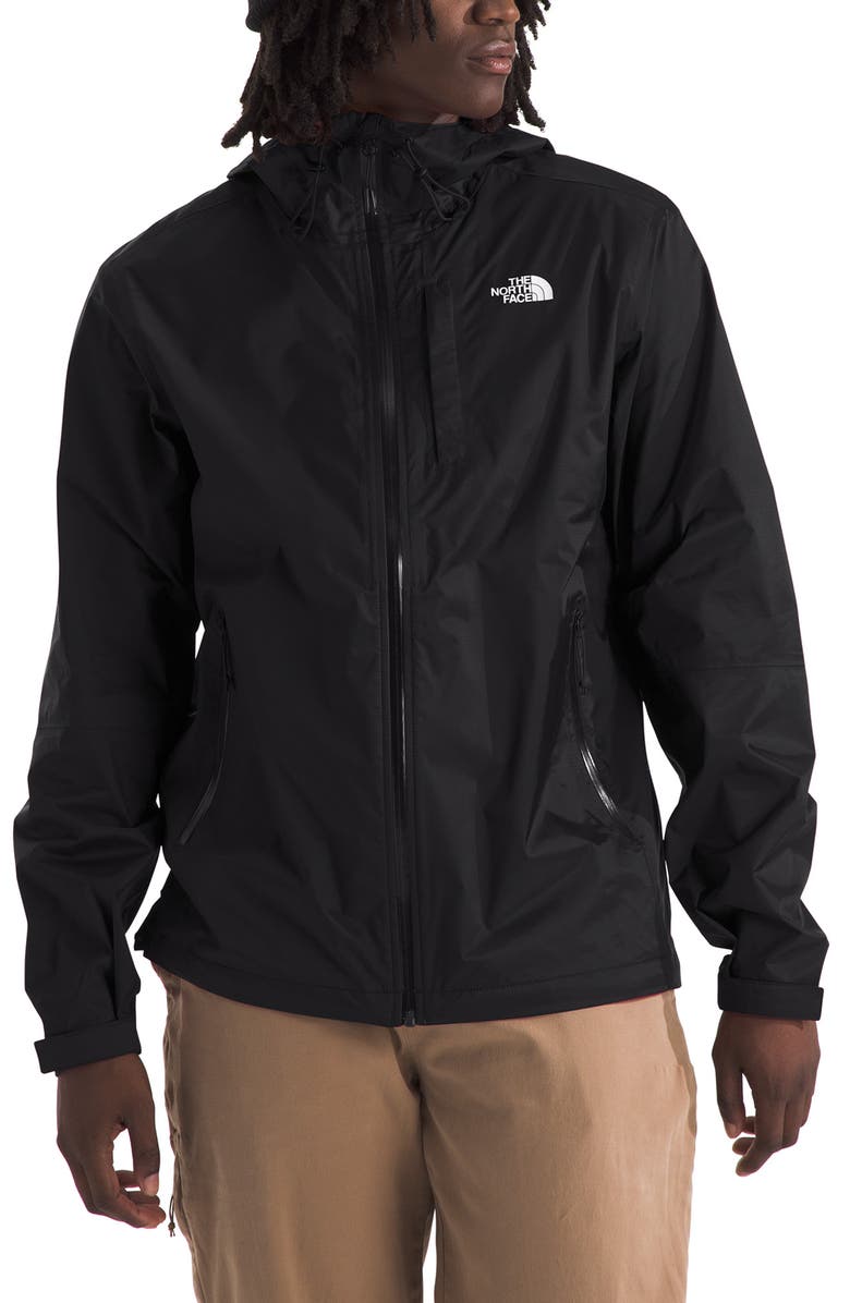 The North Face Alta Vista Water Repellent Packable Hooded Jacket, Main, color, Tnf Black