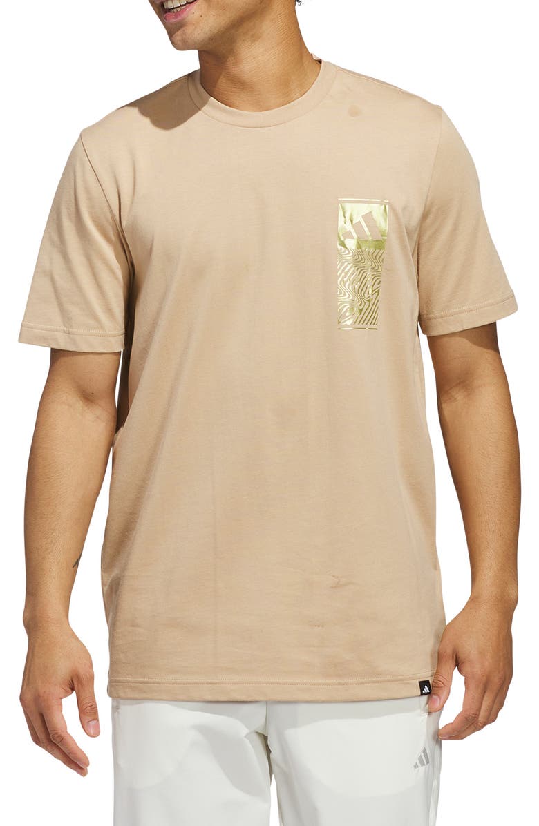adidas Tech Outline Sportswear Graphic T-Shirt, Main, color, Warm Sandstone
