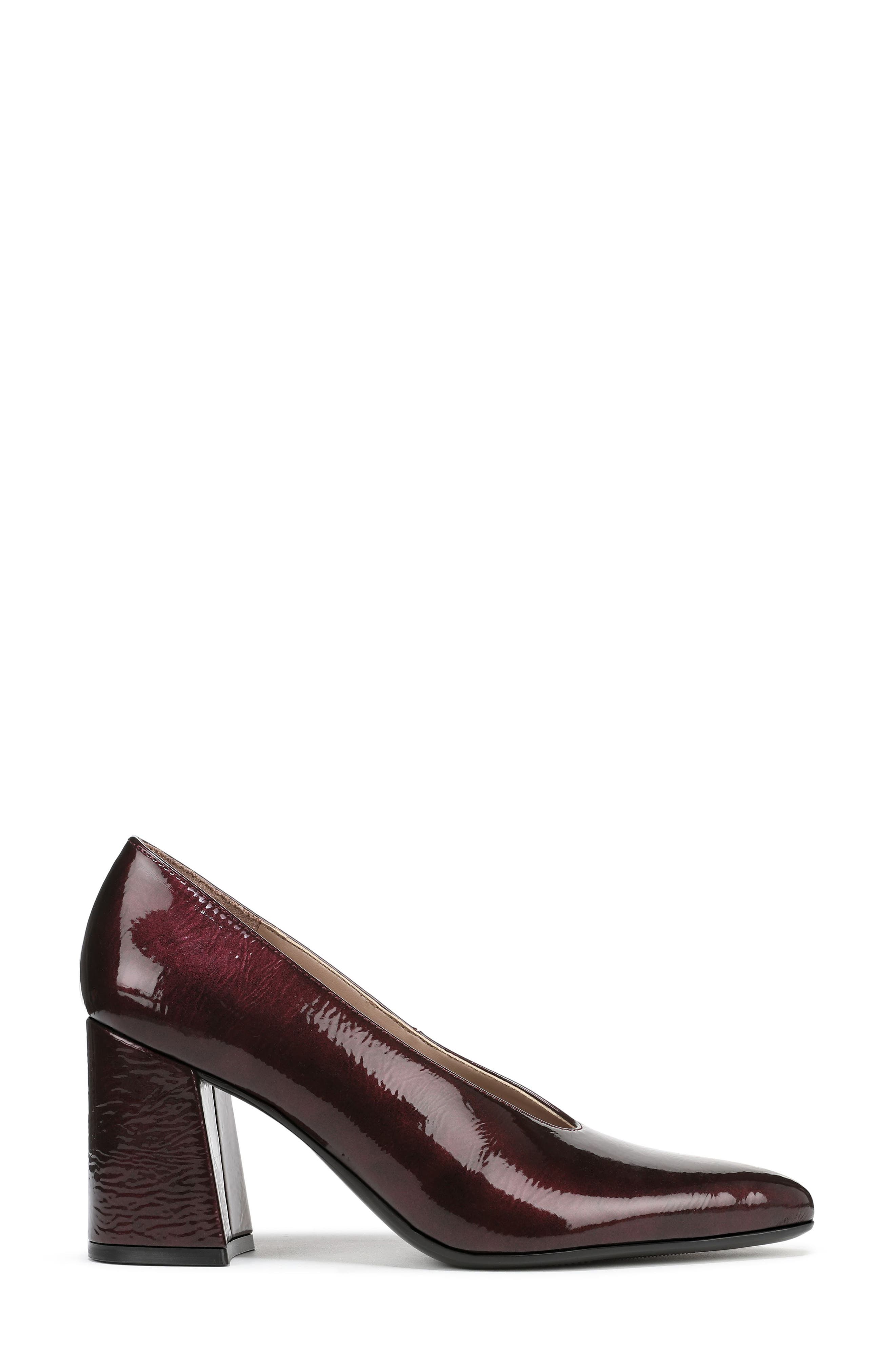 Naturalizer Perry Pointed Toe Pump, Alternate, color, Wine Red Faux Leather