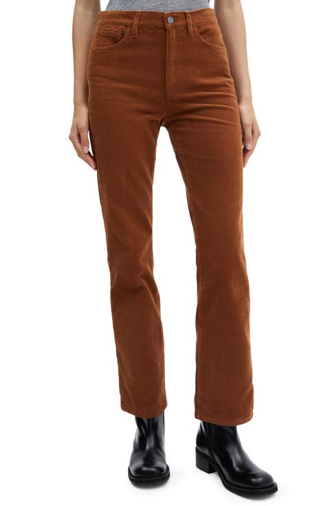Corduroy Straight Leg Jeans