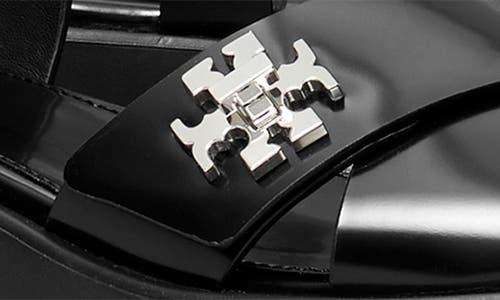 Tory Burch Turnlock Lug Sole Platform Sandal In Black