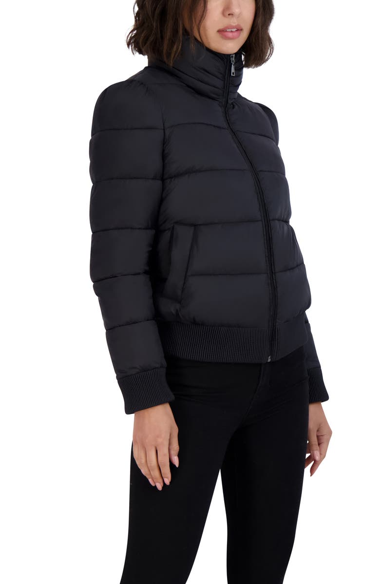 Tahari Cole Hooded Puffer Jacket, Alternate, color, 