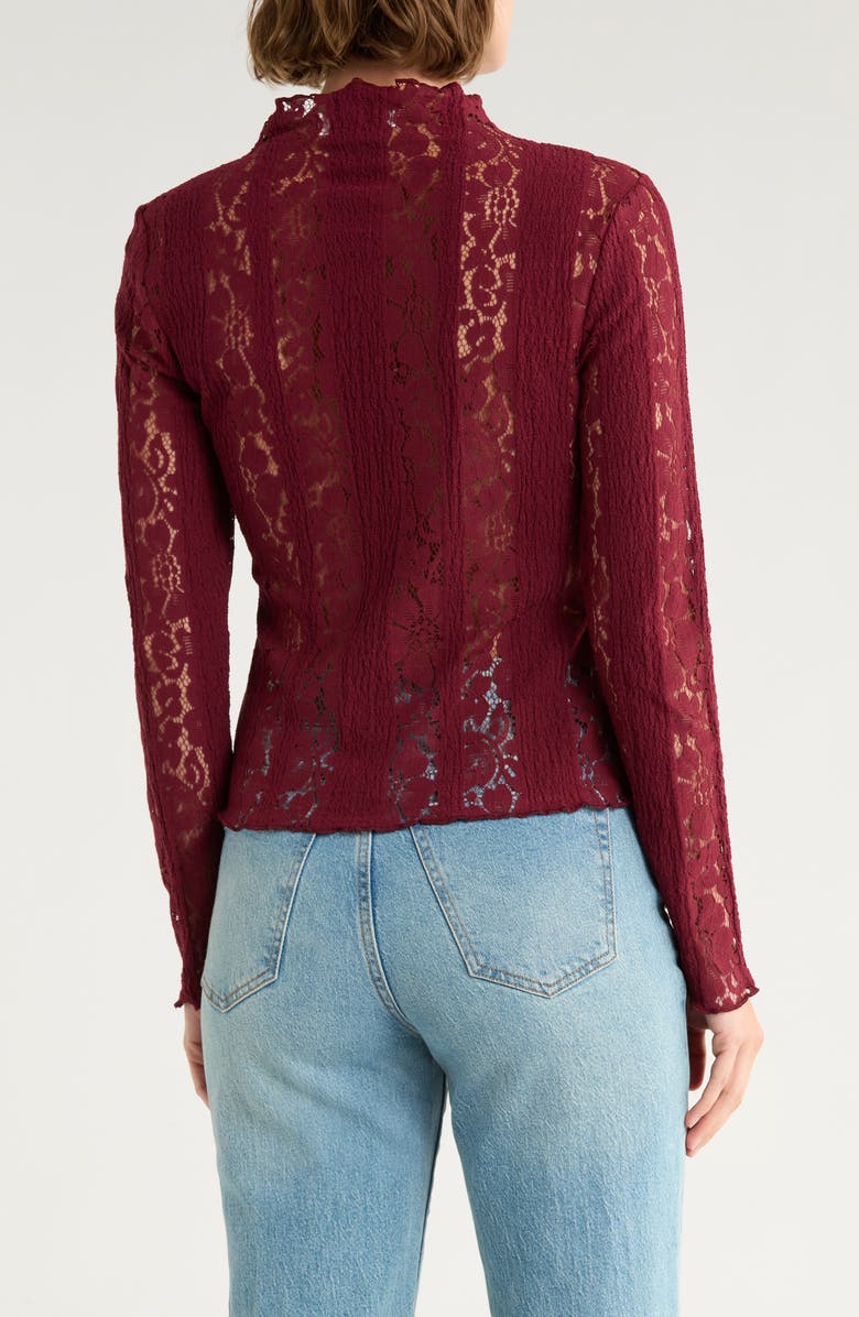 Long Sleeve Lace Top