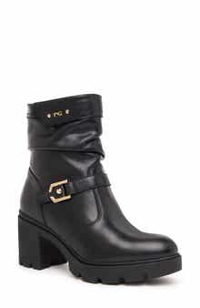 Platform Moto Bootie