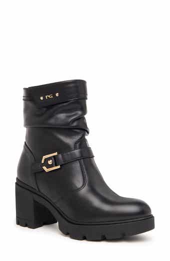 Platform Moto Bootie