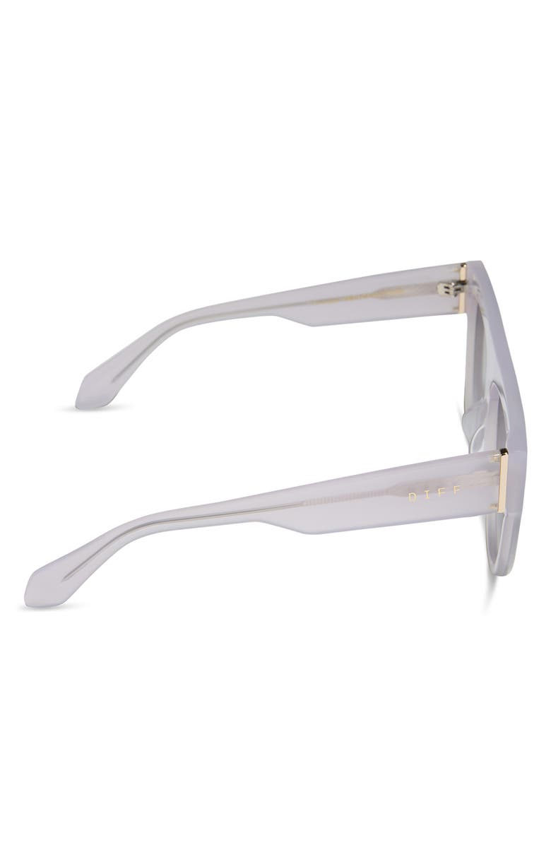 DIFF Georgie 58mm Gradient Shield Sunglasses, Alternate, color, Thistle / Grey Gradient