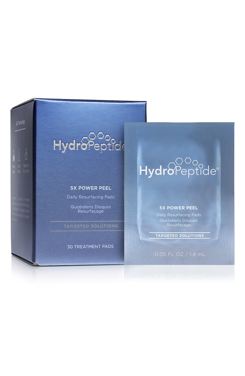 HydroPeptide 5x Power Peel Daily Resurfacing Pads, Main, color, 