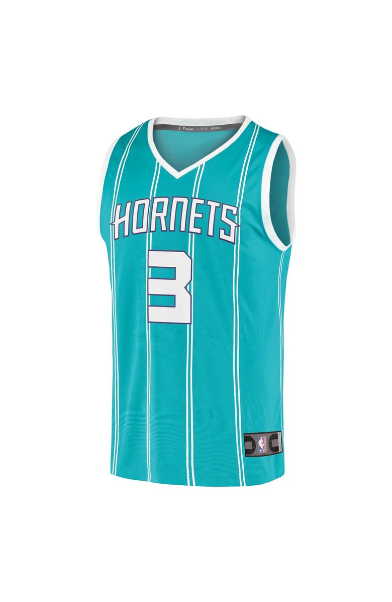 FANATICS Men's Fanatics Branded Terry Rozier III Teal Charlotte Hornets Fast Break Replica Player Jersey - Icon Edition, Alternate, color, 