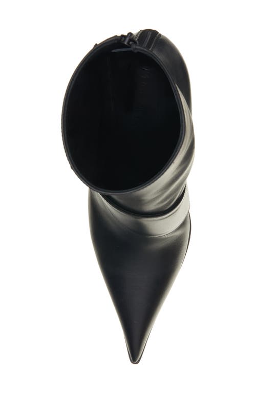 Alexander Mcqueen Mcqueen Heron Pointed Toe Bootie In Black
