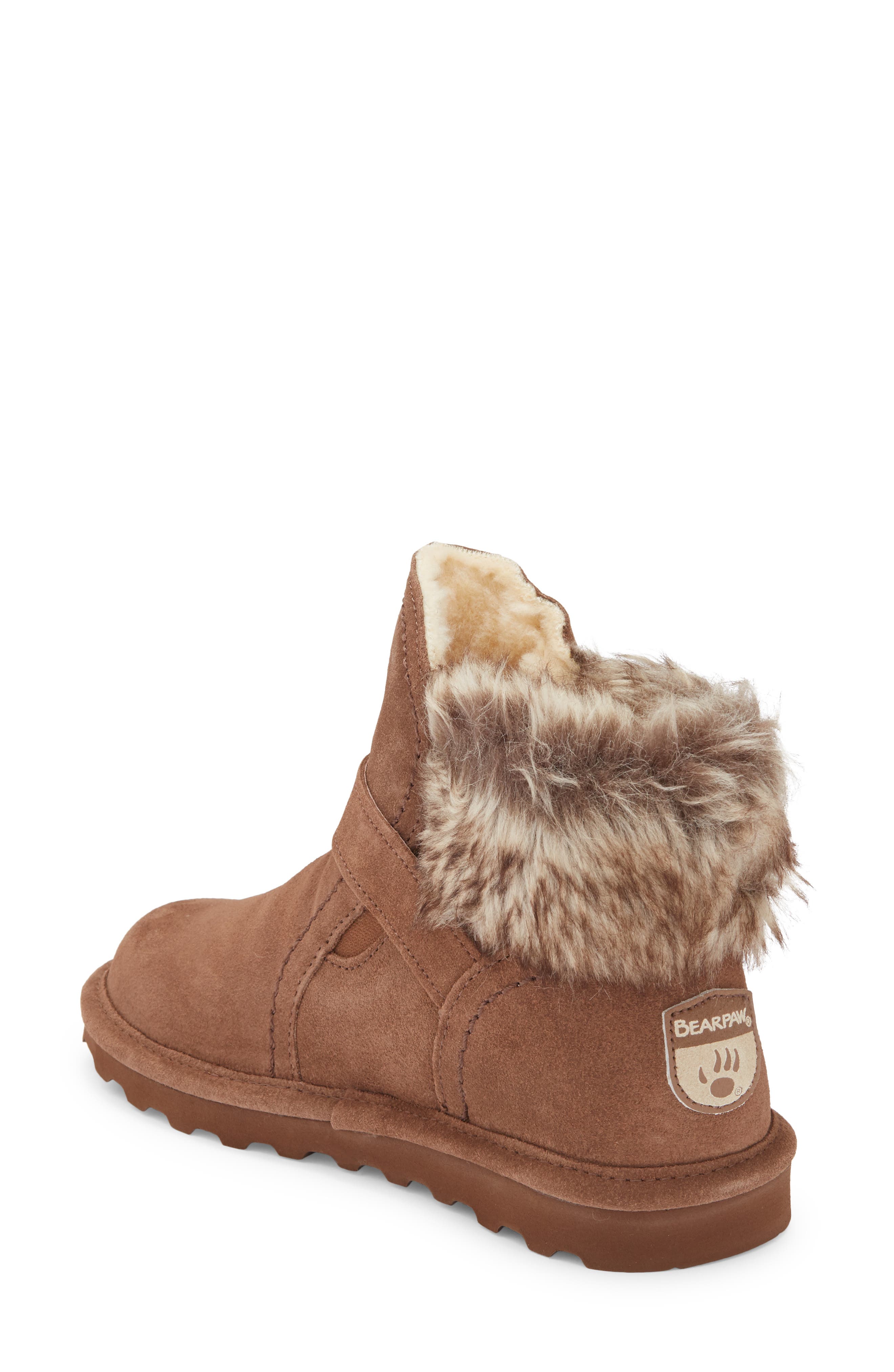 BEARPAW Koko Genuine Shearling Waterproof Boot, Alternate, color, Cocoa 2