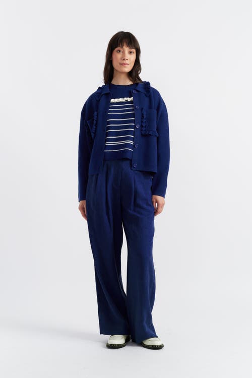 Chinti & Parker Sea Breeze Jacket In Admiral Blue