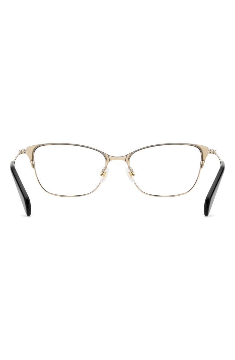 Kate Spade New York lidia 54mm rectangular reading glasses, Alternate, color, 