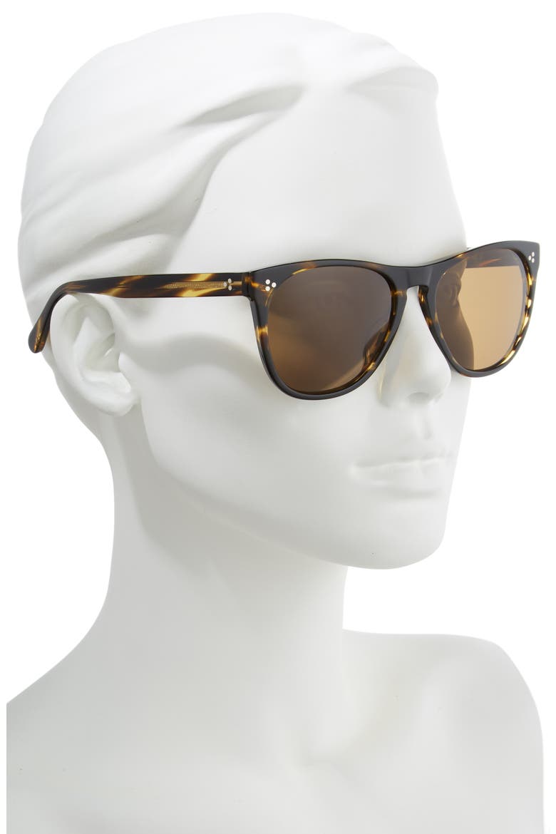 Daddy B 58mm Polarized Sunglasses, Alternate, color, COCOBOLO
