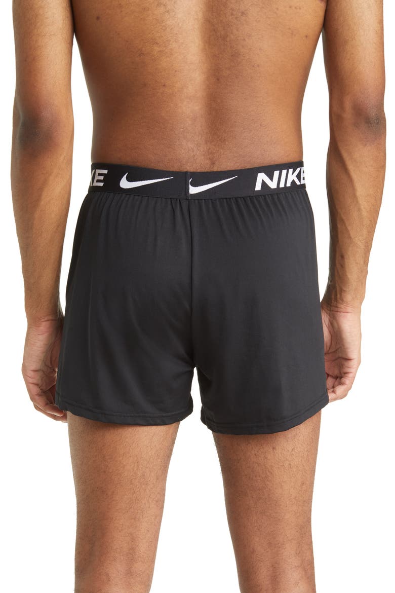 3-Pack Dri-FIT Essential Micro Boxers, Alternate, color, BLACK