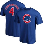 FANATICS Men's Fanatics Pete Crow-Armstrong Royal Chicago Cubs Big & Tall Name & Number T-Shirt
