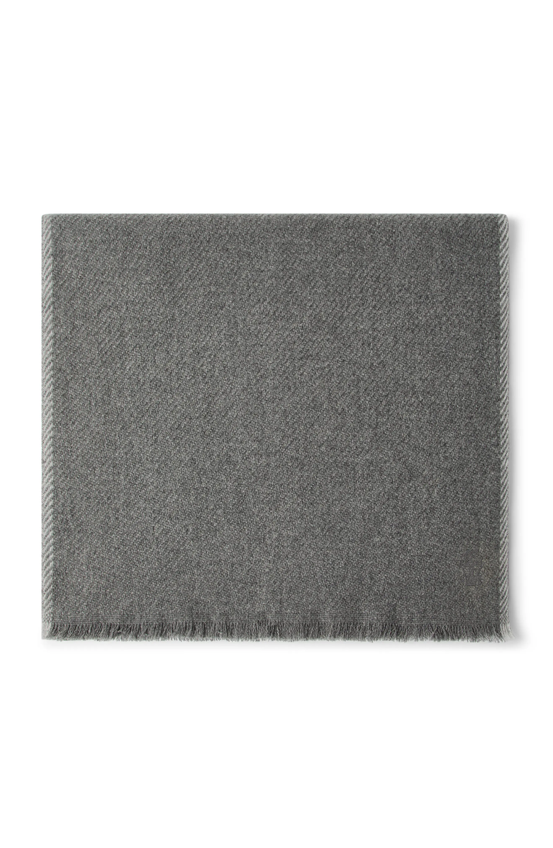 Brunello Cucinelli Cashmere scarf, Main, color, Medium Grey