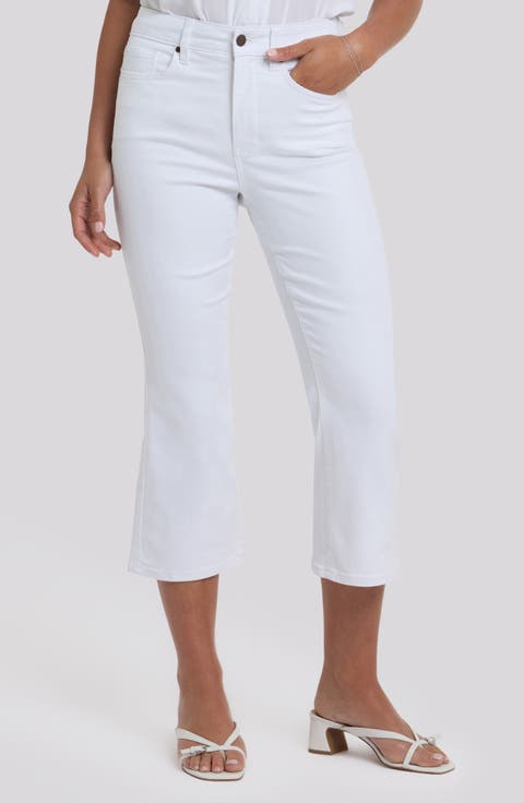 Monica High Waist Crop Kick Flare Jeans