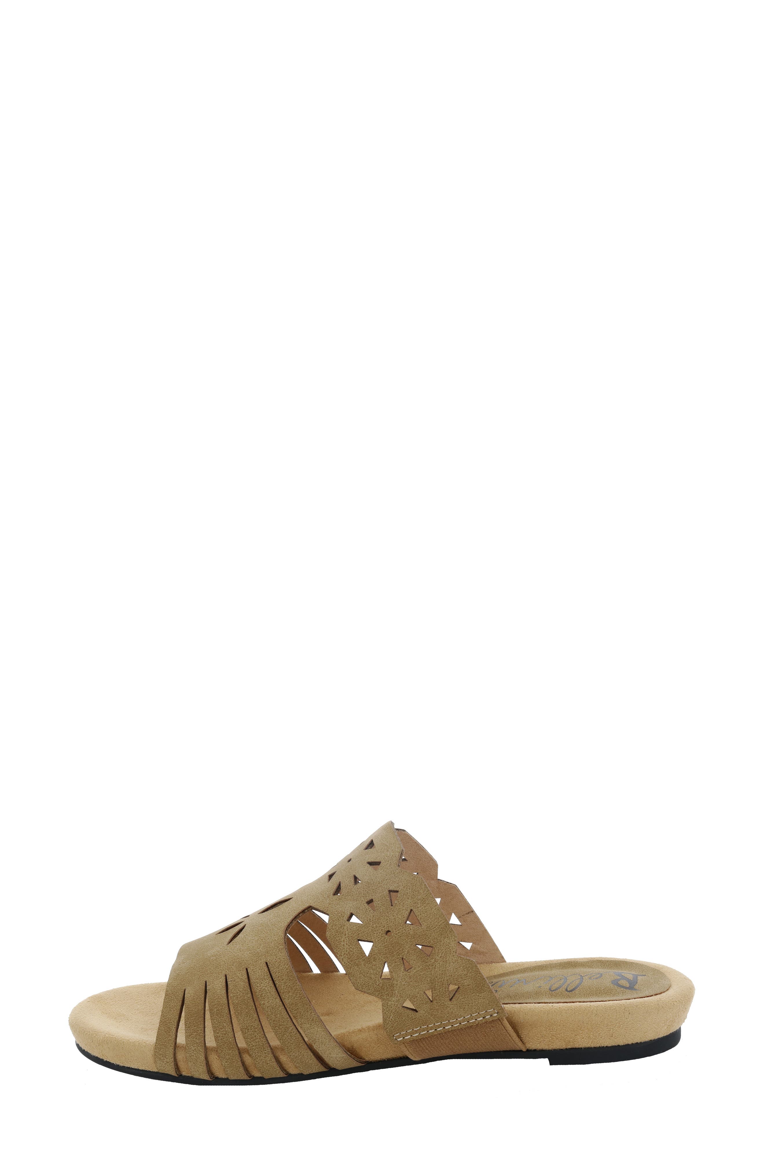 Nikole Slide Sandal, Alternate, color, KHAKI