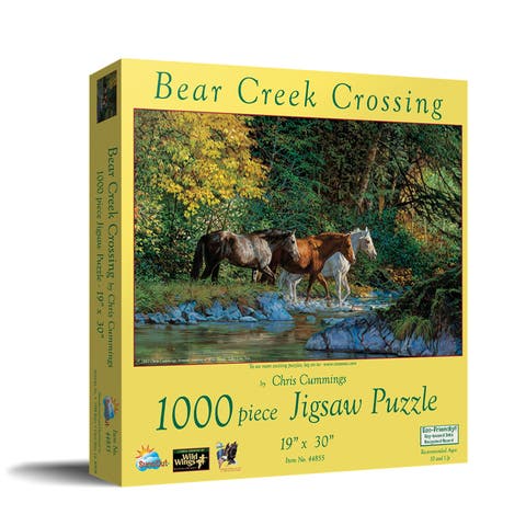 Bear Creek Crossing 1000 piece Jigsaw Puzzle for Adults