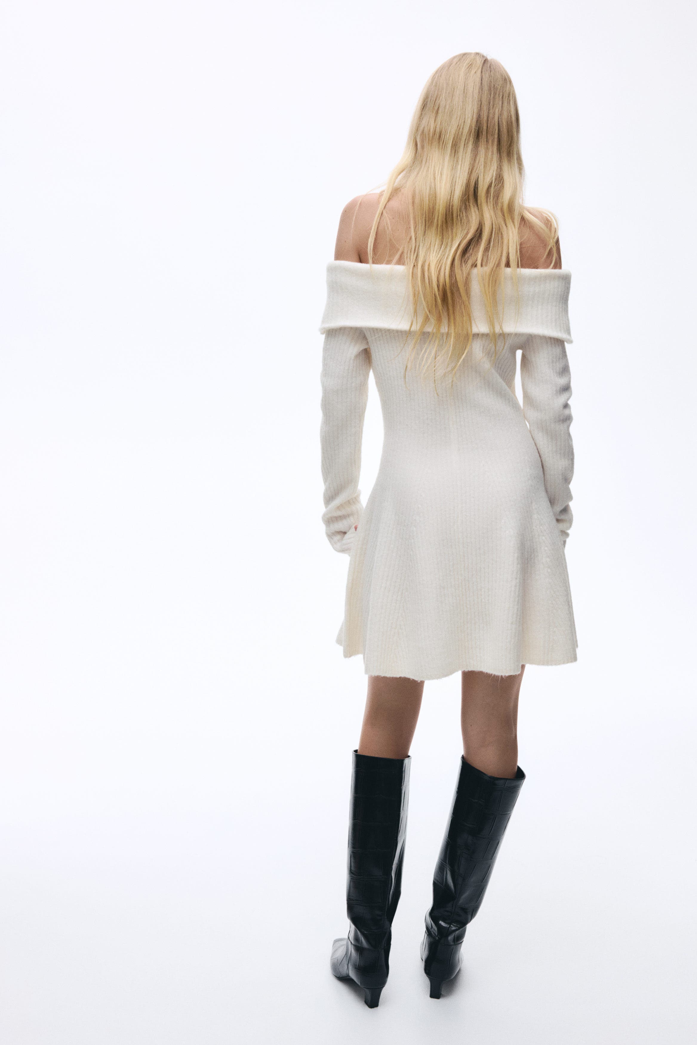 Rib-knit Off-the-shoulder Dress (Women) | Nordstrom