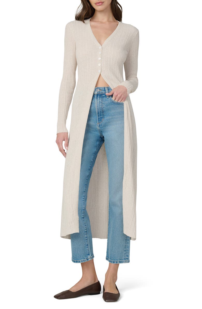 Joe's Jeans The Ira Duster Cardigan, Main, color, Sand