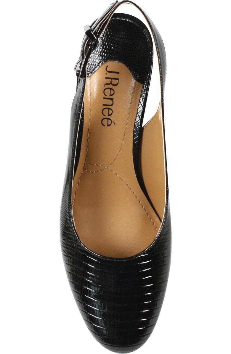 J. Reneé Malree Slingback Pump, Alternate, color, Black