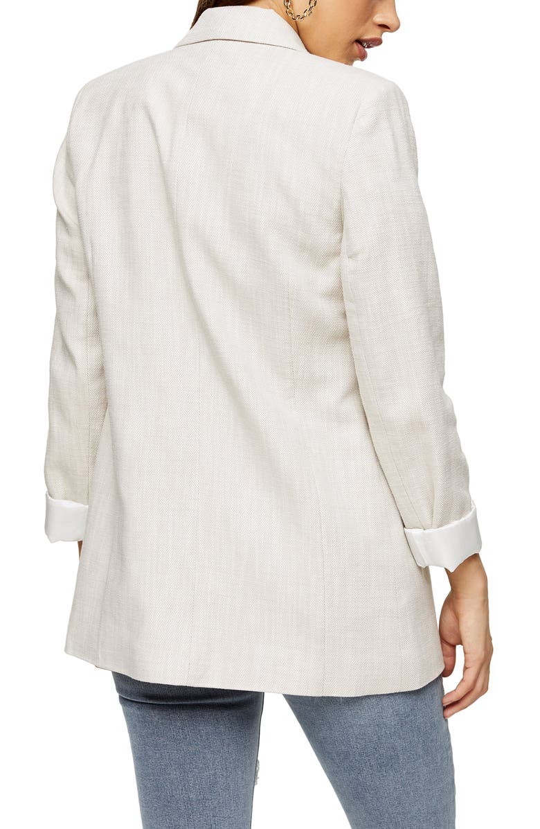 Topshop Saturday Double Breasted Blazer, Alternate, color, 