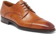 Magnanni Samson Burnished Cap Toe Derby - Wide Width Available
