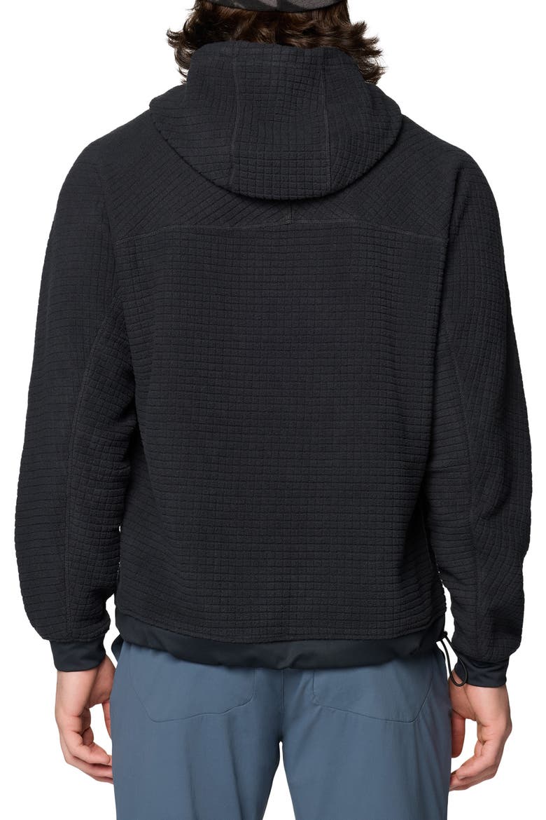 Summit Grid Big Grid Hoodie, Alternate, color, BLACK