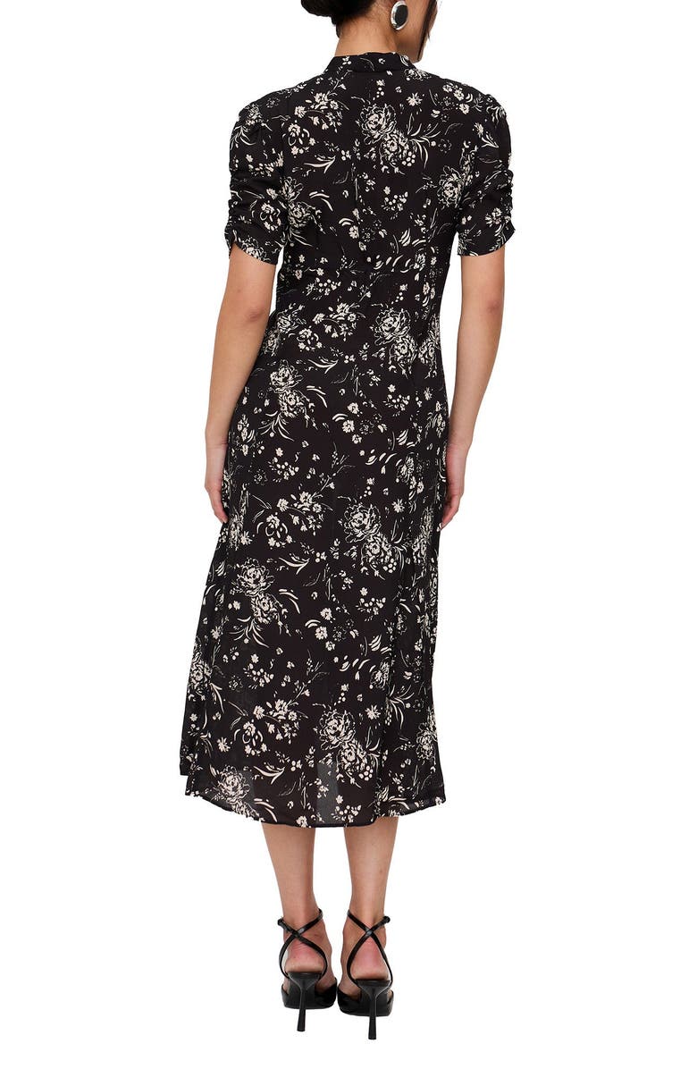 Lily and Lionel London Primrose Midi Dress, Alternate, color, Black