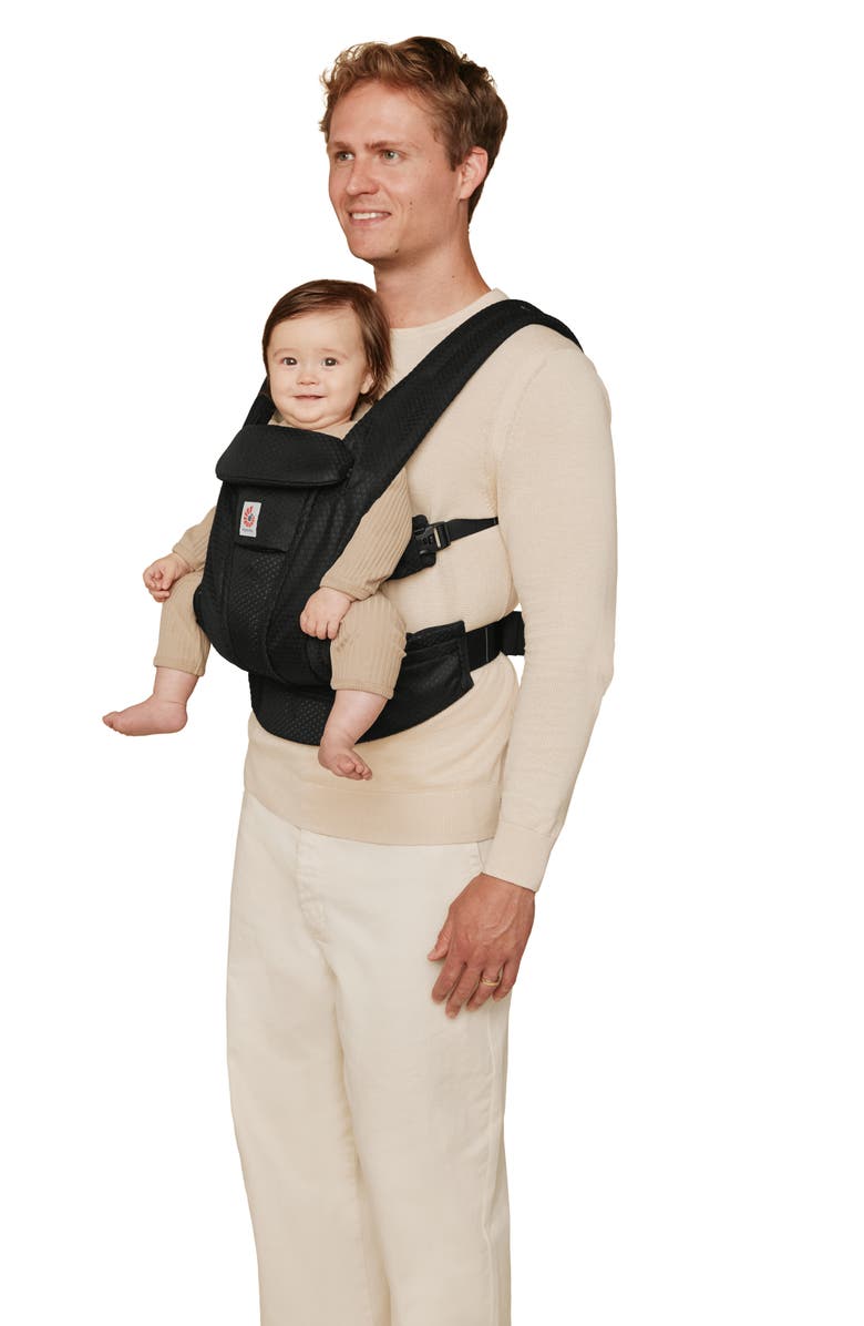 ERGObaby Omni Deluxe Baby Carrier, Alternate, color, Onyx Black