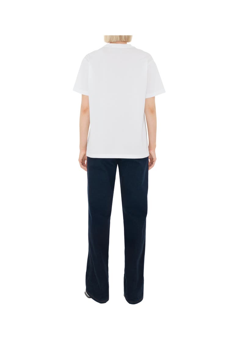 Check Pocket Cotton T-shirt, Alternate, color, White