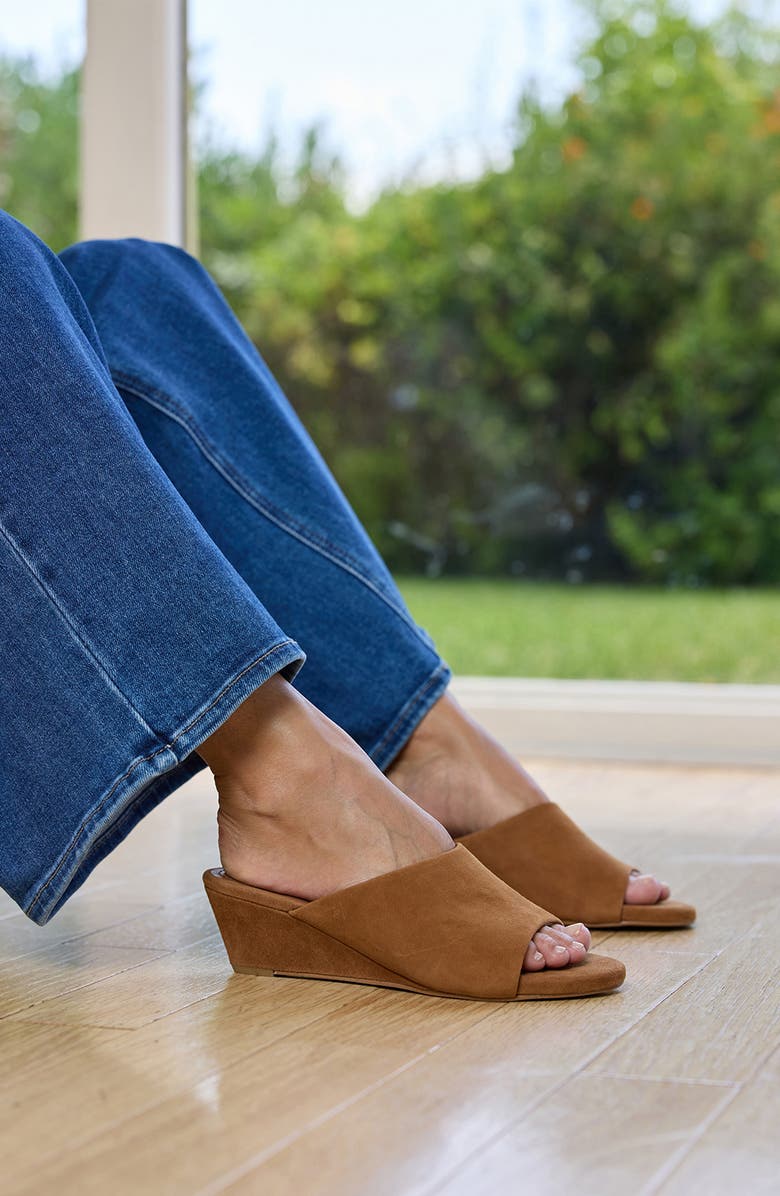 Seychelles Isn't She Lovely Wedge Slide Sandal, Alternate, color, Tan