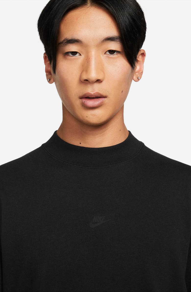 Nike Sportswear Essentials Cotton Mock Neck, Alternate, color,