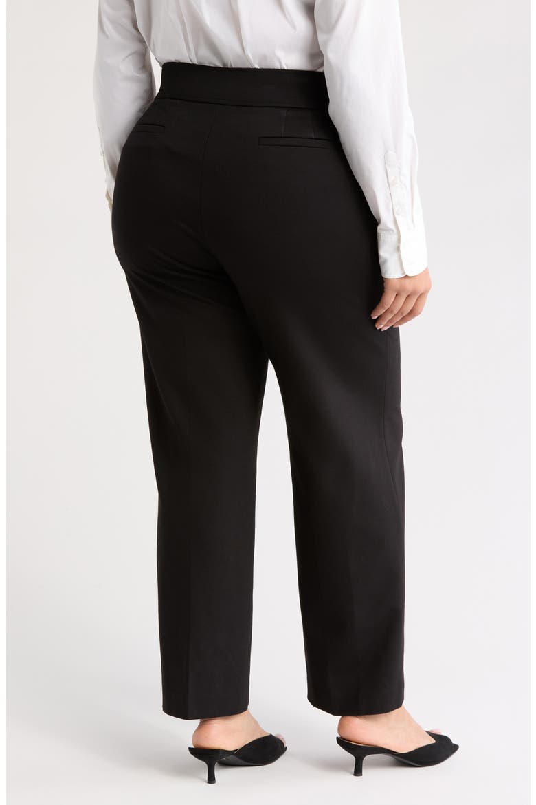 Pull-On Pintuck Pants, Alternate, color, JONES BLACK
