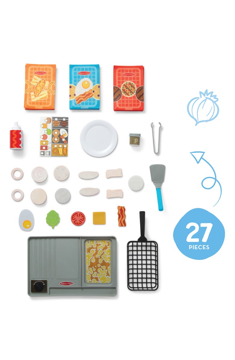 Melissa & Doug Flip & Fry Grill Playset, Alternate, color, 