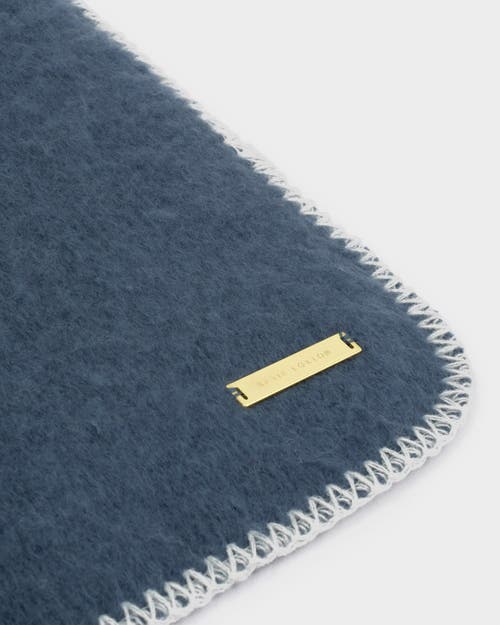 Katie Loxton Whipstitch Scarf In Blue