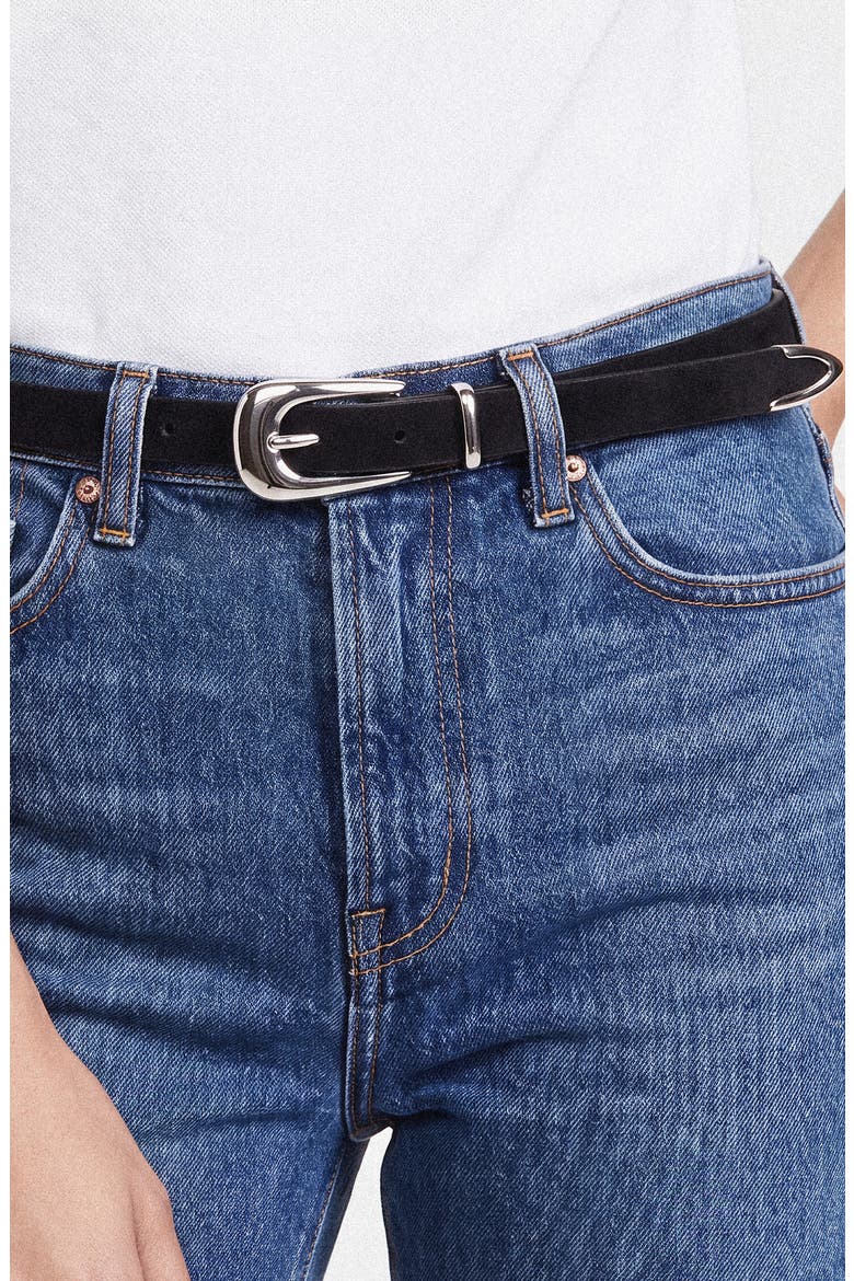 Classic Belt, Alternate, color, BLACK AND SILVER