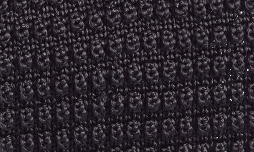 Jack Victor Hudson Silk Knit Tie In Black