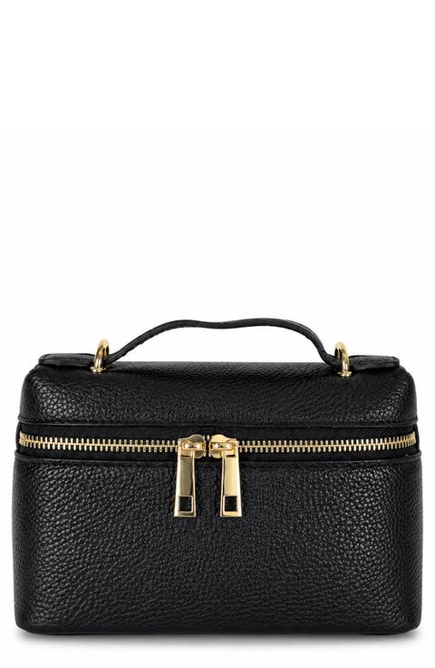 Laura Leather Top Handle Bag